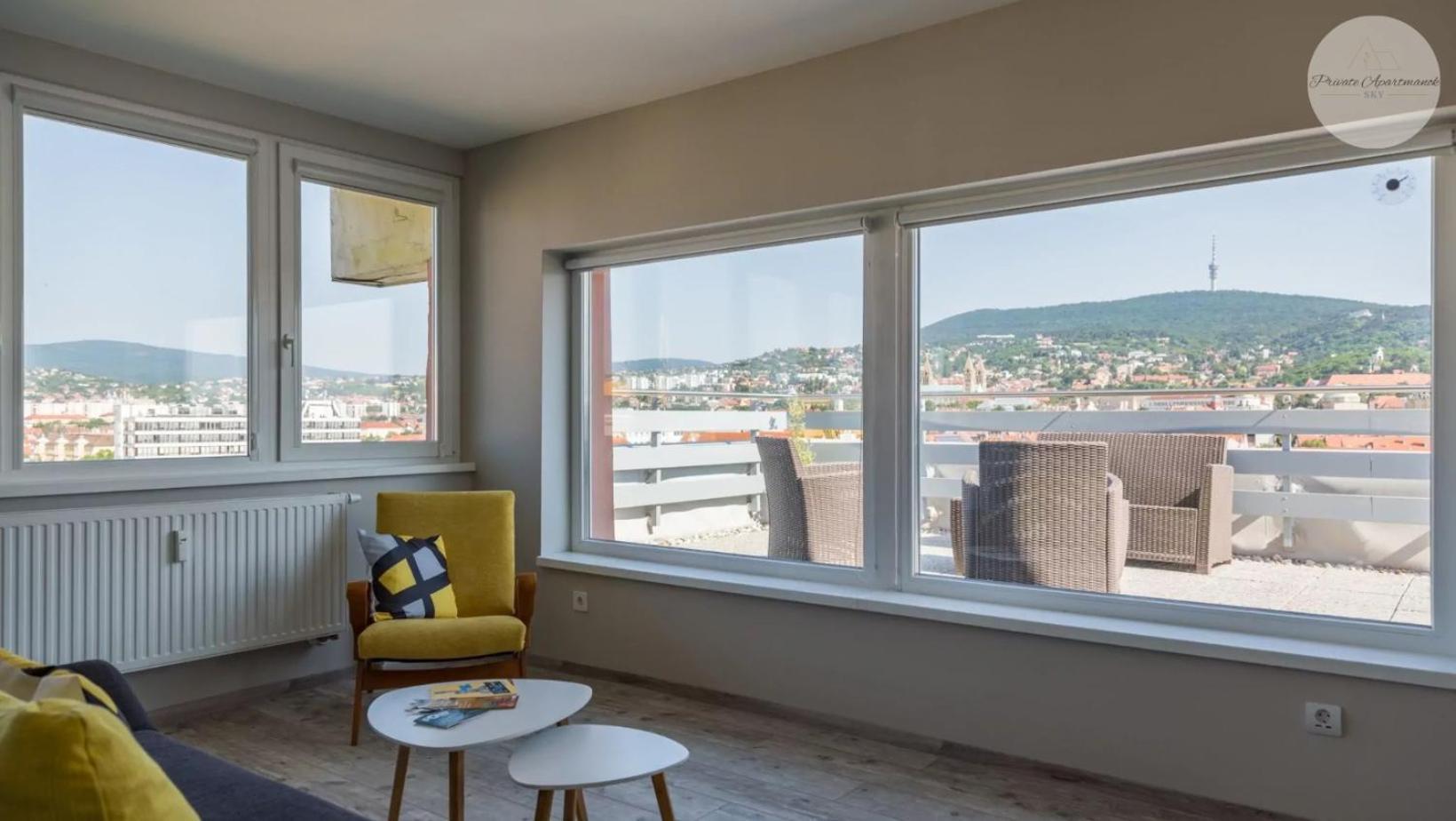 Sky Panorama Apartman 佩奇 外观 照片